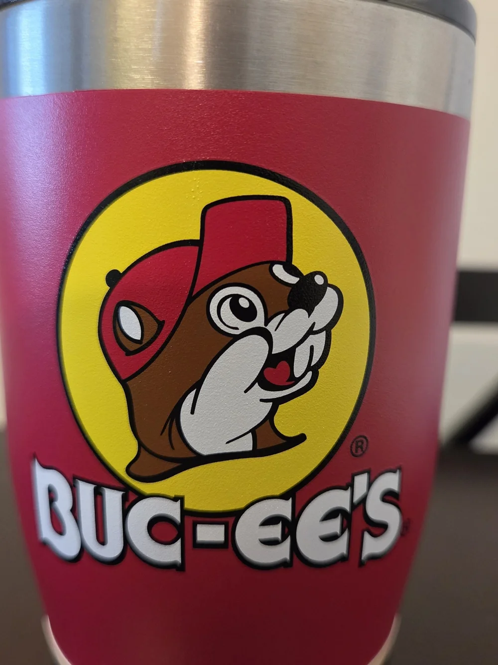 Buc-ee's Red Insulated Travel Tumbler by Yukon Outfitters